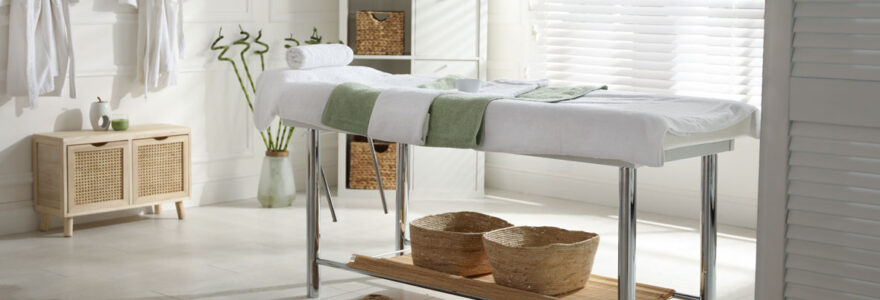 table de massage fixe